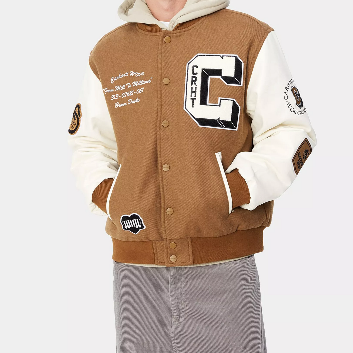 Carhartt Brown Ducks Bomber